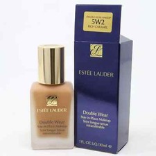 Estee Lauder Double Wear Stay in Place Makeup 1 oz, 5W2 Rich Caramel, New SEALED