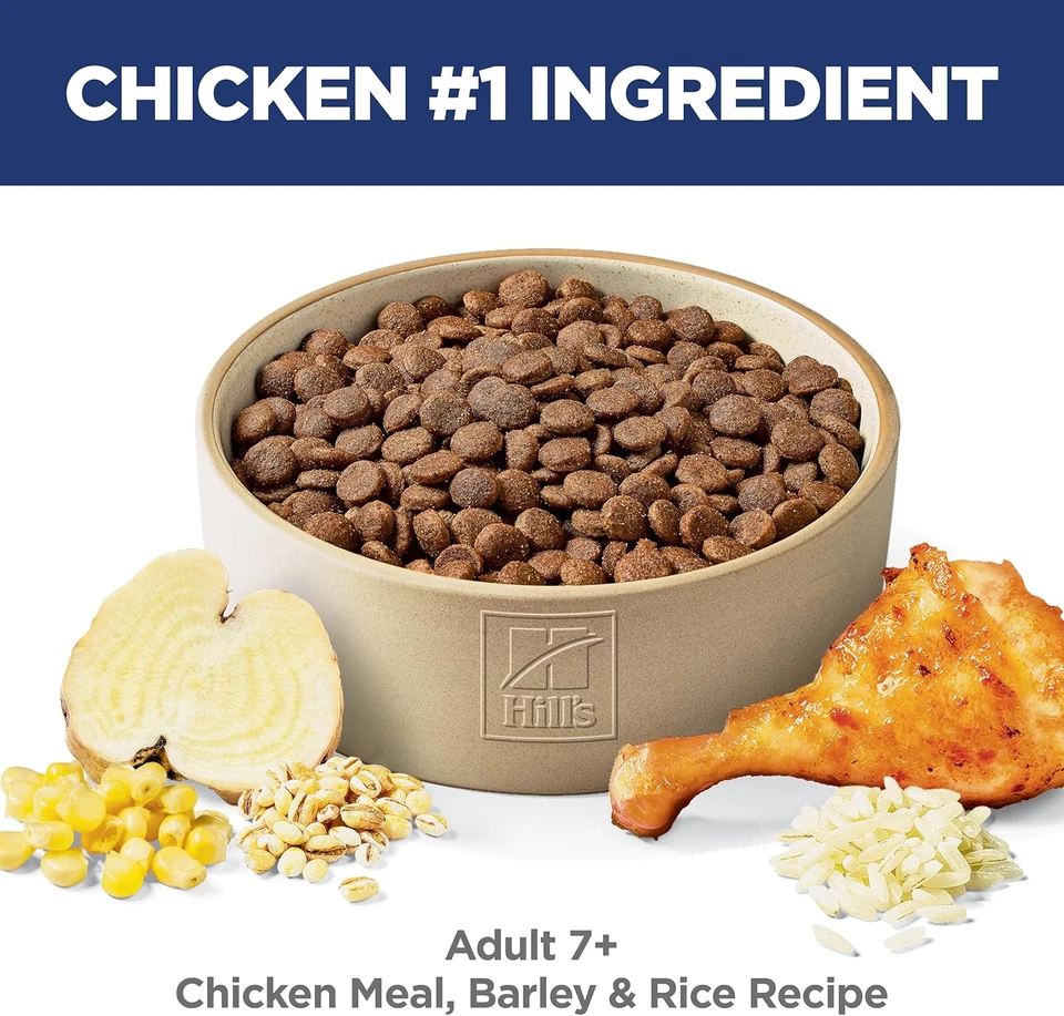 Science Diet Senior 7+ Chicken Meal, Barley & Brown Rice Recipe Dry Dog Food, 5 - Image 3 of 4