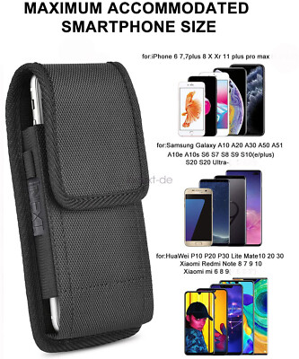 Handy Gürteltasche Nylon Universal Gürtel Tasche Vertical Smartphone Etui DHL