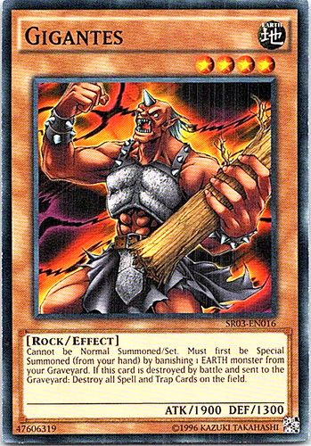 Gigantes SR03-EN016 YuGiOh Machine Reactor* Structure Deck