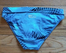 TRIMAX Black Blue Purple Chlorine Resistant Swim Bikini Bottoms Womens/Girls  10