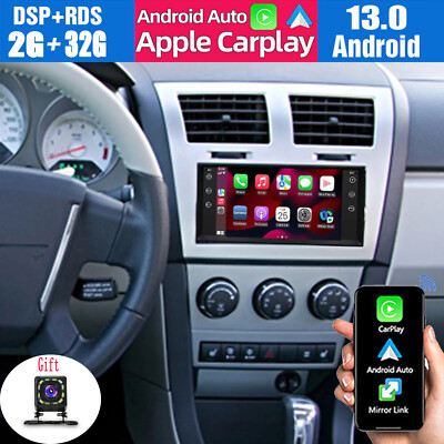 For Dodge Avenger 2008 2009 2010 Carplay Android 13 Car Radio Stereo GPS WIFI BT