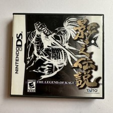 The Legend Of Kage 2 Nintendo DS Original Case  Manual Only No Game OEM
