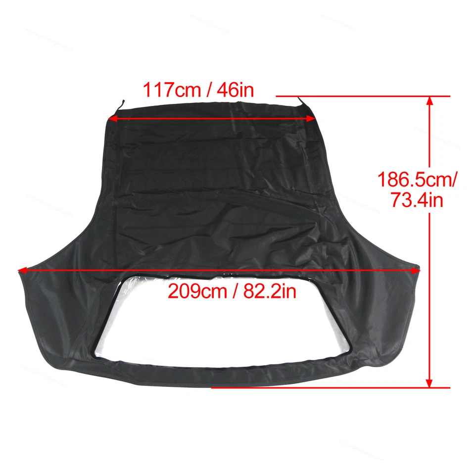 Convertible Soft Top & Plastic Window Fit For 1994-2002 Chevrolet Camaro Foto 3 de 4