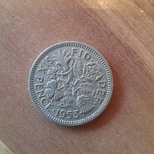 2 X Lucky Sixpence 1953 - 6d Coin- GB Other Dates Available Please See Homepage.