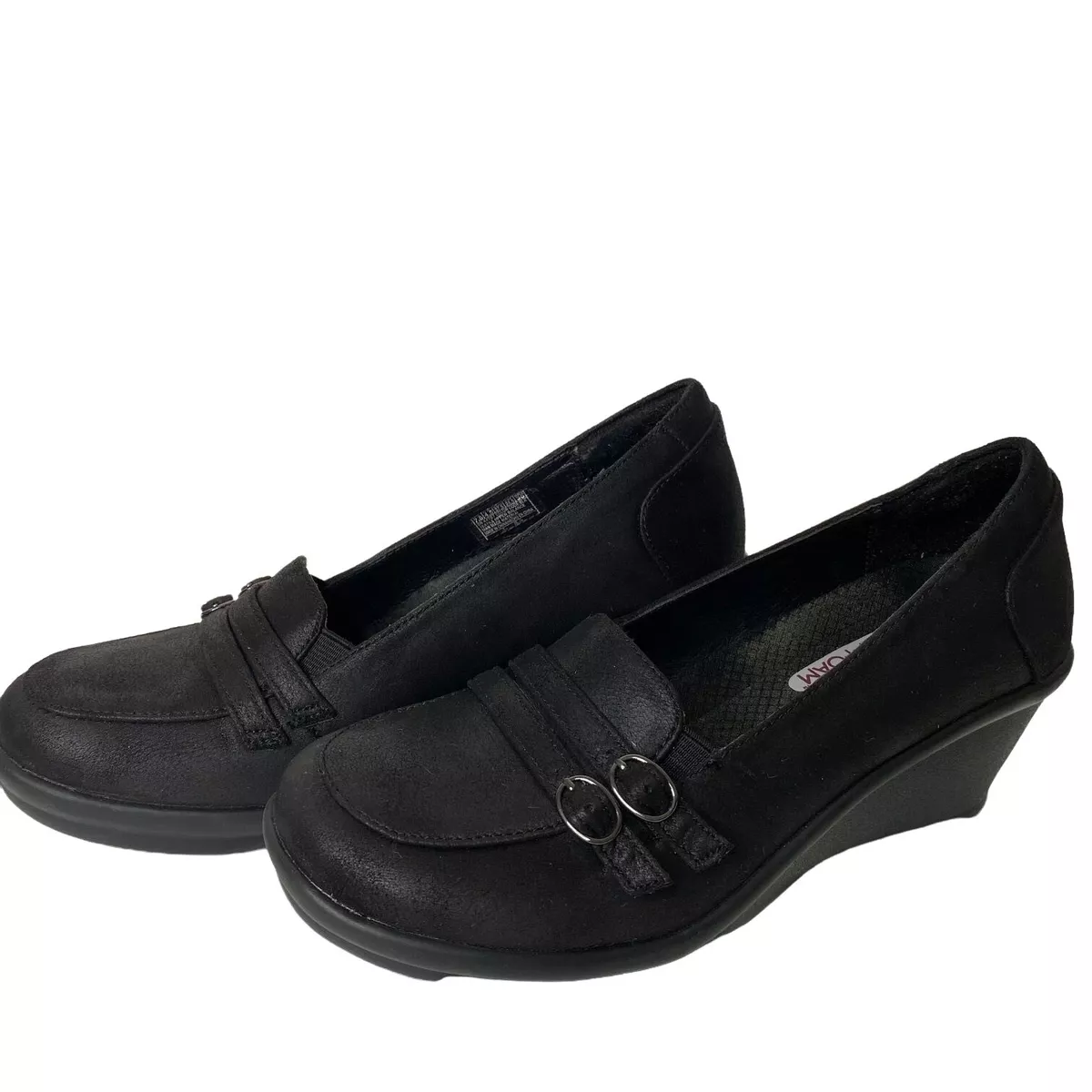 Skechers slip shop on wedges