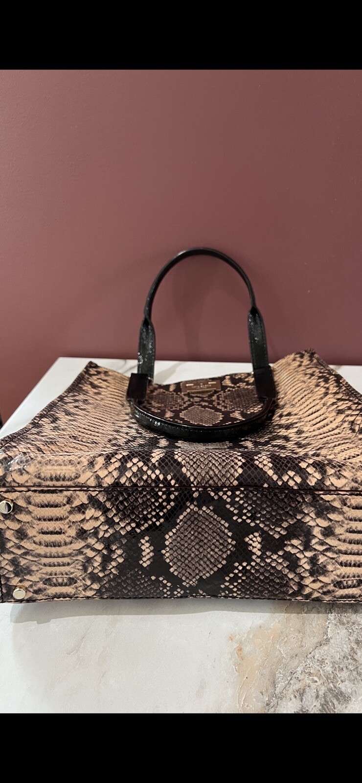 Kate Spade York Millenium Park Pacey Python Snake… - image 8