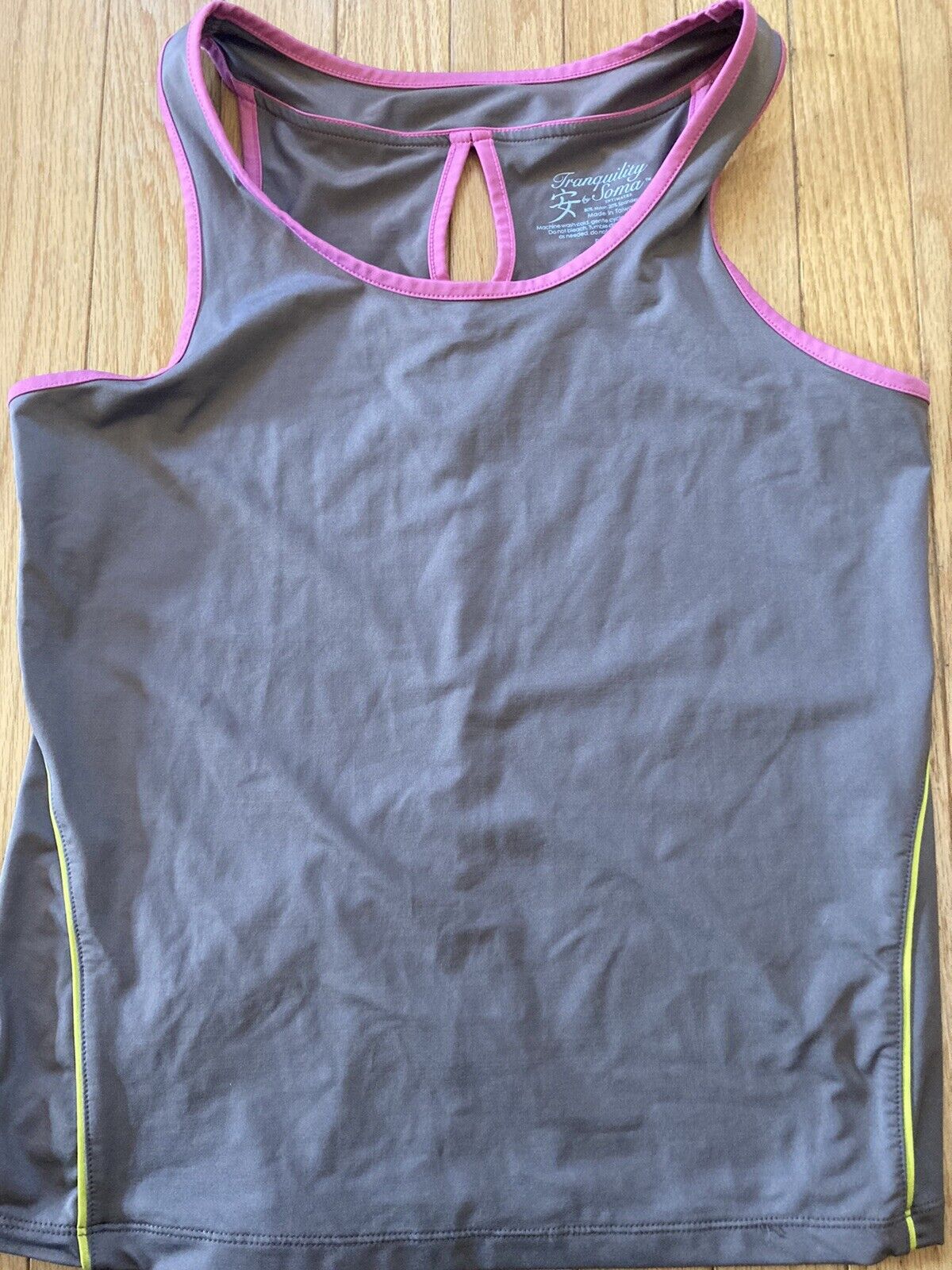 Soma Tranquility Brown  stretch yoga atheleisure sleeveless top
