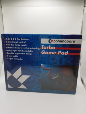 Commodore Turbo Game Pad neu sealed VGA Wata Ukg
