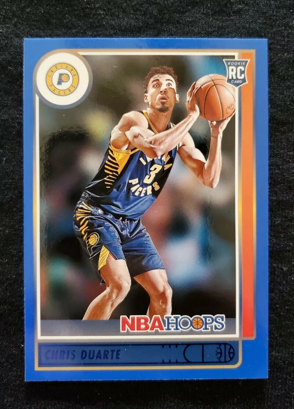 CHRIS DUARTE 2021-22 Panini NBA Hoops Blue Parallel #236 Indiana Pacers RC