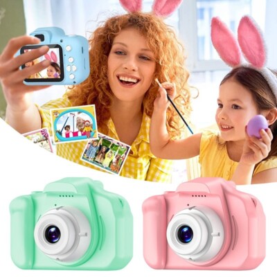 Mini 32GB Digital Camera USB Charge Lanyard Card Reader Gift Toy Photo Video Kid