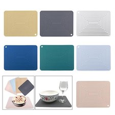 Heat Resistant Dish & Utensil Draining Board Sink Cover Dry Fast Sink Drying Mat