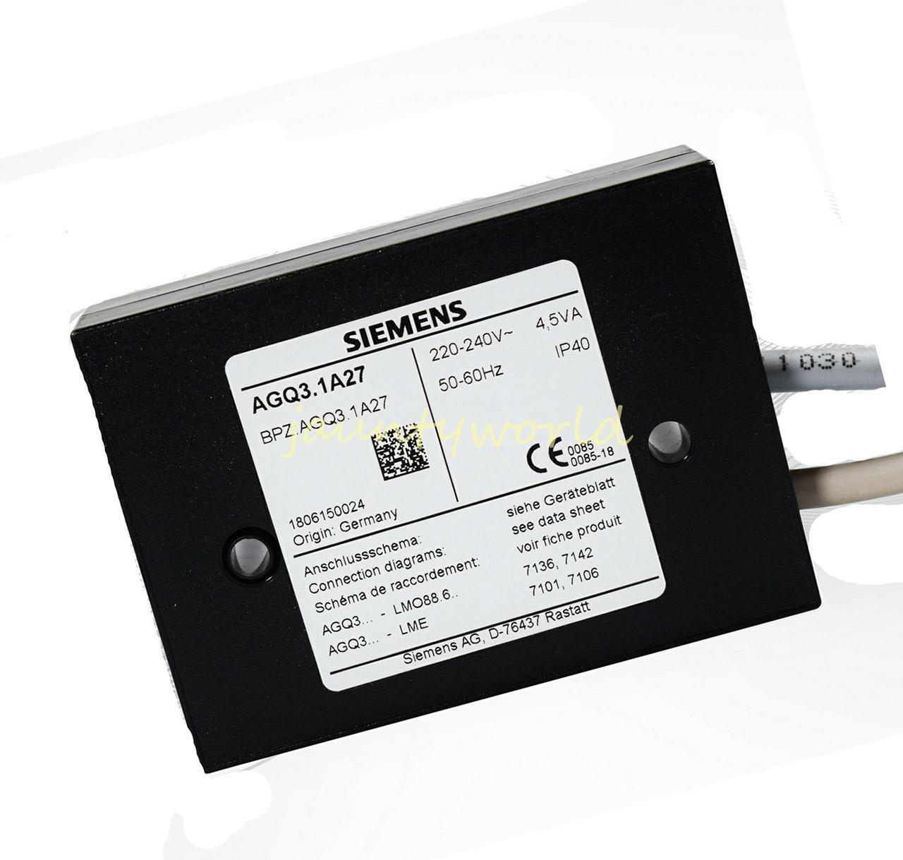 ONE Siemens AGQ3.1A27 control box For oil burner controller NEW-image