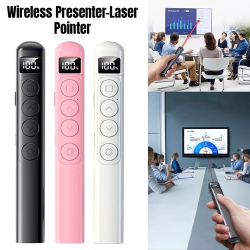 Wireless Presenter Pen Laser Pointer PPT Remote Control USB Clicker for Power - 第 1/14 張圖片