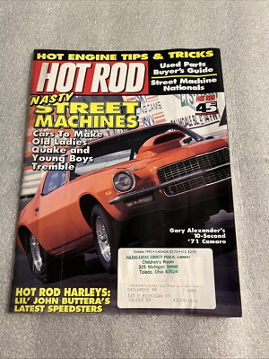 Hot Rod October 1993 Nasty Street Machines Good / F6C