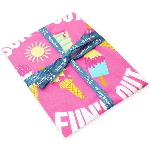 Ice Cream Pyjamas Kids Girls 6 7 8 9 10 11 12 13 Years PJs Short Nightwear Pink - Picture 7 of 7