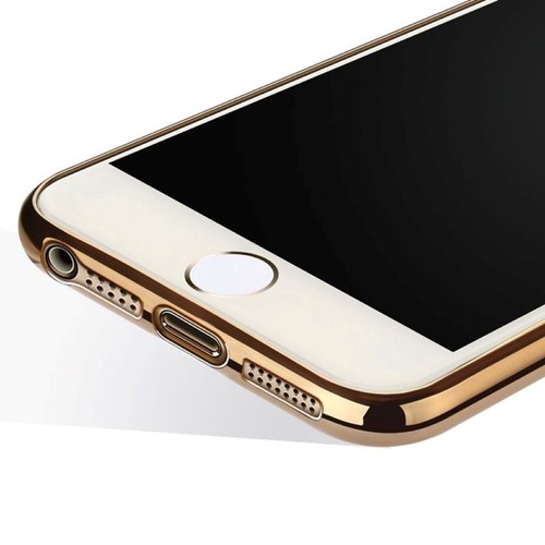 Apple iPhone 5 / 5s / SE Etui na telefon komórkowy Ochrona Case Chrom Back Cover Slim Black - Zdjęcie 4 z 5