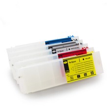 4pc Refillable Ink Cartridge for Epson Surecolor Sc T3200 T5200 T7200 Printer