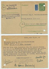 76514 - Ganzsache P 2 - Postkarte - 14.12.1949 nach Dassel