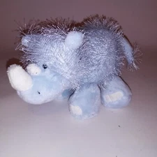 Webkinz Ganz Blue Rhino Stuffed Animal Plush Kids Toys Pretend Play