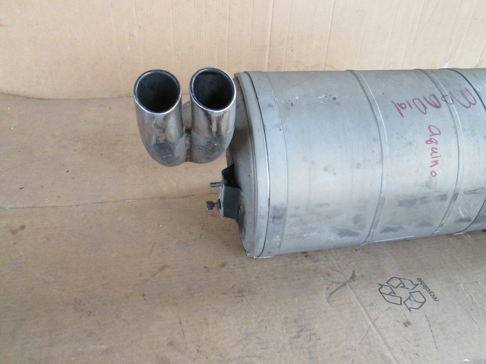 Ferrari Mondial T -  Main Exhaust Silencer / Muffler # 138887