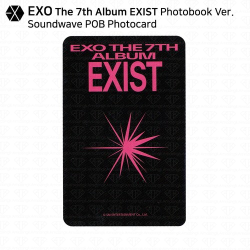 EXO The 7th Album EXIST POB Photocard Apple Music Soundwave Makestar Ktown4u - Picture 72 of 121