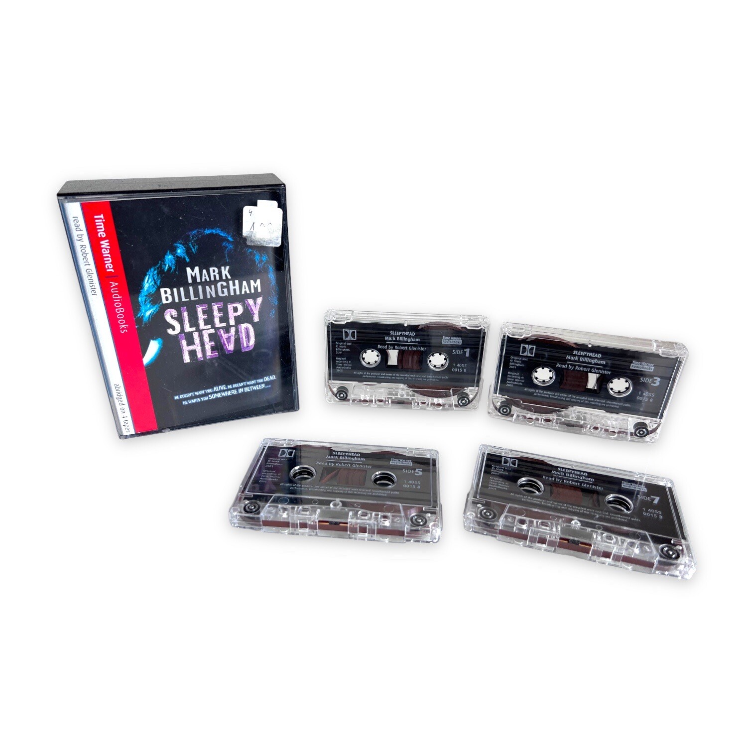 Mark Billingham - Sleepyhead (4xAudio Cassette 2005) Tom Thorne Audiobook Tapes