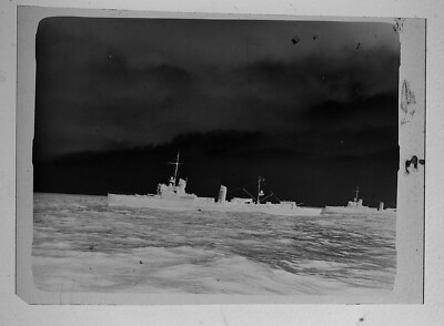 Original Negative - Boats Ship German Kriegsmarine in Use