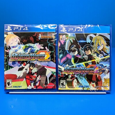 Blaster Master Zero 1 + 2 II + All DLC (PS4 PlayStation 4) Limited Run Games 