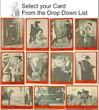 1958 ZORRO Disney TV Argentina Trading Cards- U Pick- Your Choice of 100+