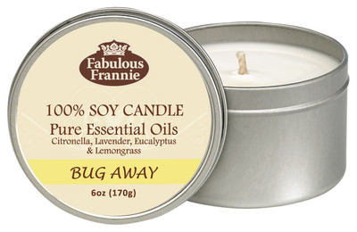 Bug Away 6oz Soy Candle Essential Oil Fabulous Frannie B3G1, Free Ship 2+