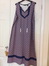 BNWT C Wonder sleeveless size 2XL dress with geonetric pattern