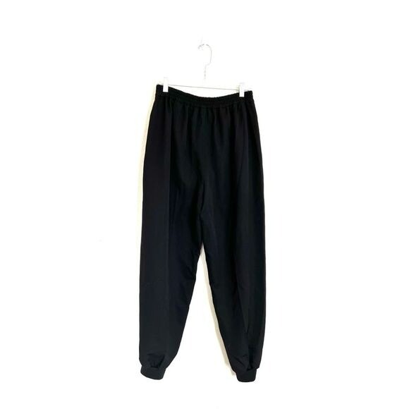Stella McCartney NICOLE WOOL Zipper Fly Jogger Pants Black