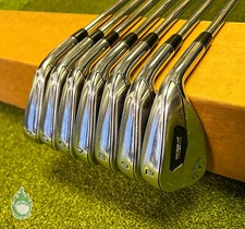 Used RH Callaway Rogue ST Pro Irons 4-PW Tour 105g Stiff Flex Steel Golf Set