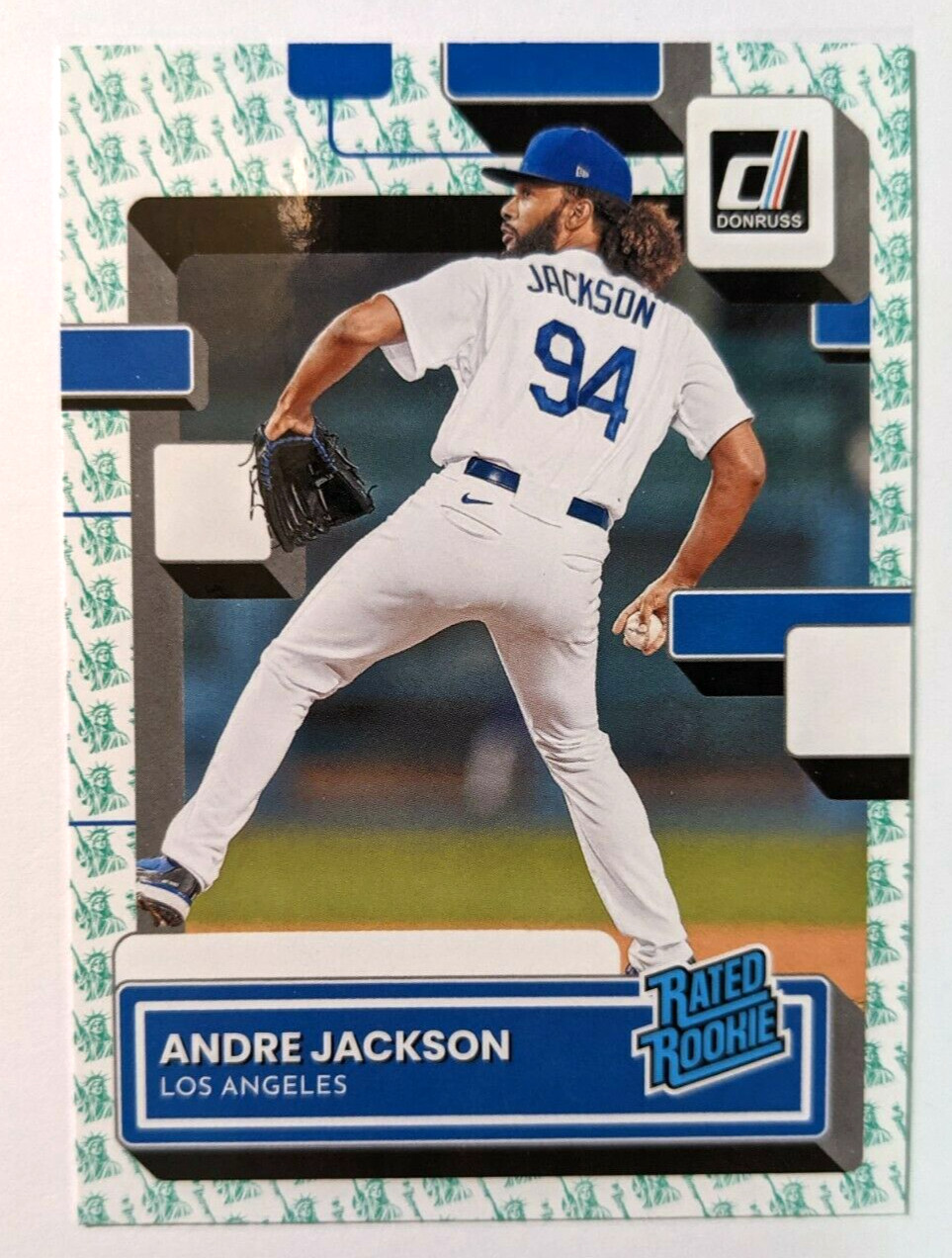 2022 DONRUSS LIBERTY PARALLEL RATED ROOKIE ANDRE JACKSON