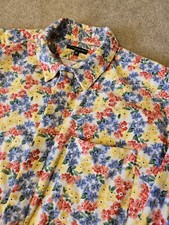Engineered Garments 19th Century Shirt Floral Flannel Medium Made In USA