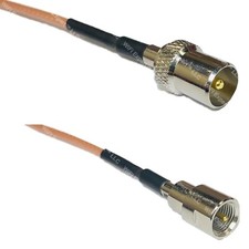 RG316 DVB TV Pal Male to FME MALE RF Cable Rapid-SHIP LOT