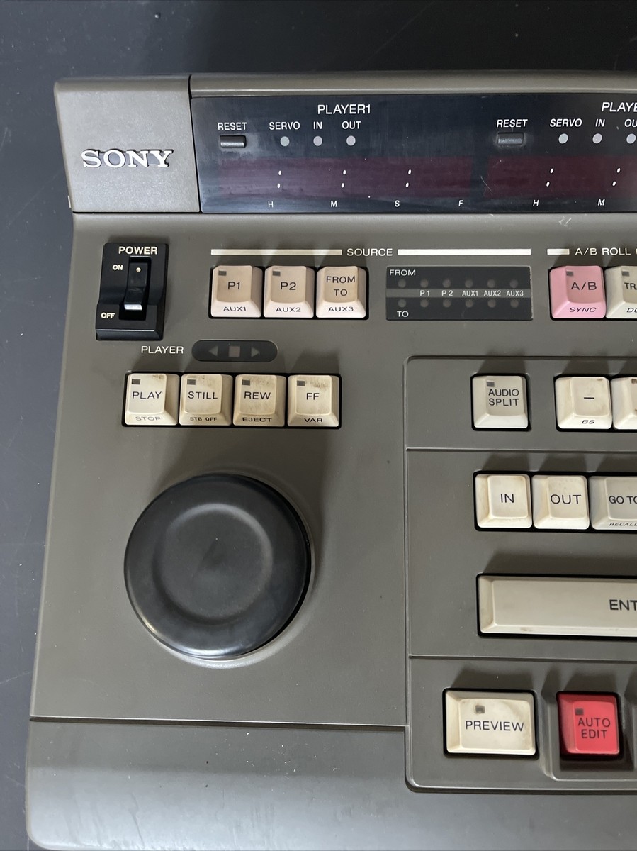 SONY PVE-500 Video Editing System Schnittbearbeitung inkl. BDA