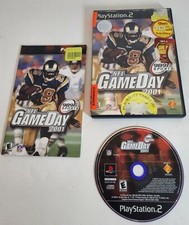 PlayStation 2 NFL GameDay 2001 complete PS2 football Marshall Faulk