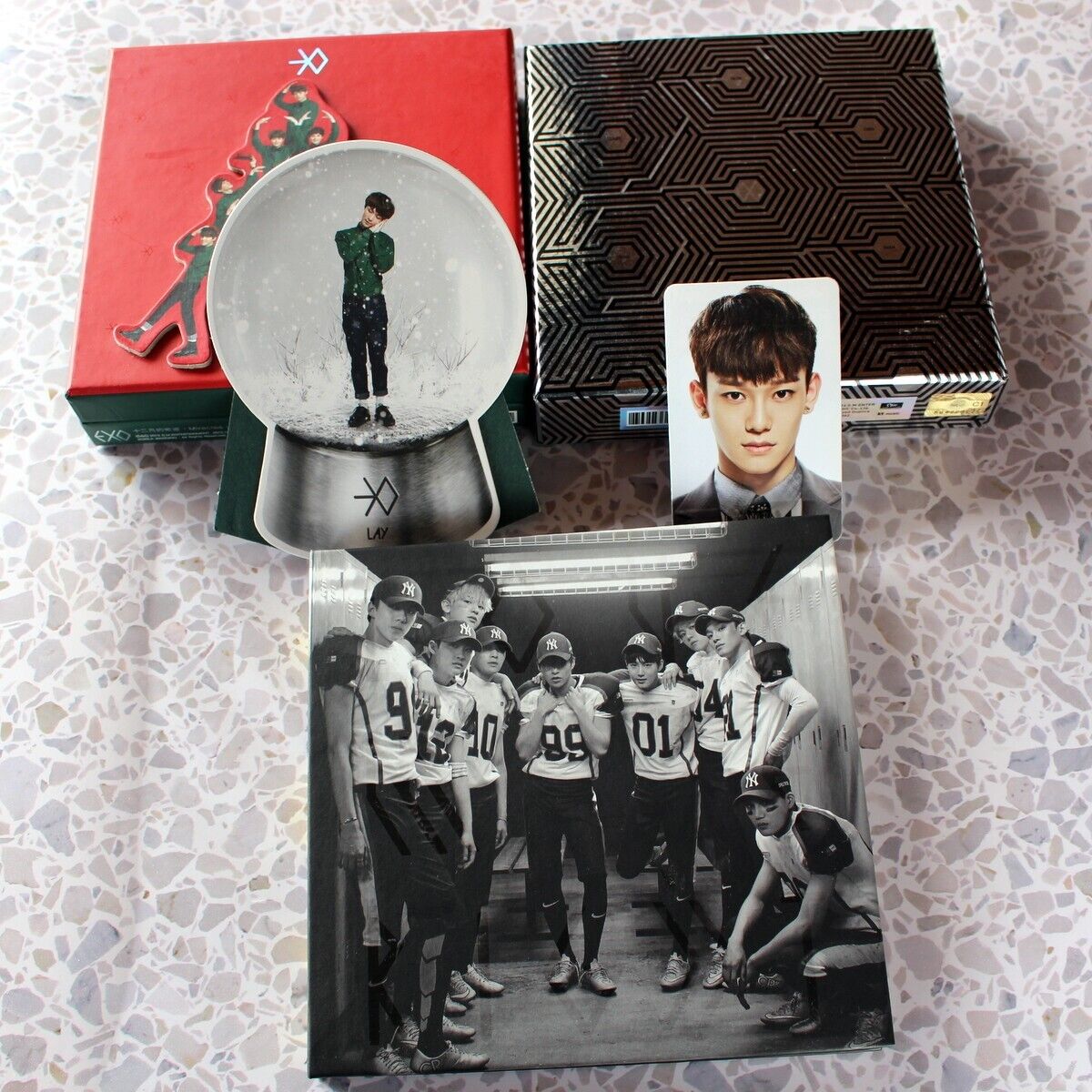 Lot x3 EXO Korea CD Overdose Love me right Chinese ver. Miracles In Decemver