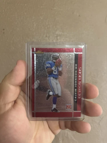 2007 Topps Finest - Rookie Calvin Johnson #135 (RC)