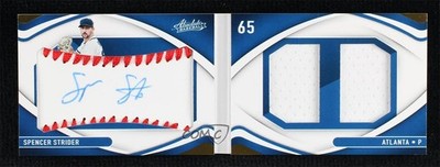 2022 Panini Absolute Red 24/99 Spencer Strider #146 Auto RC uk2