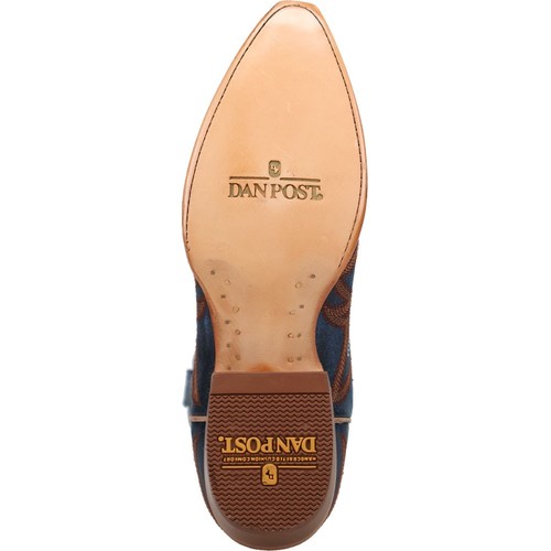 "Bota de vaquero Dan Post Triton azul 13"" punta corta para hombre" - Imagen 6 de 6