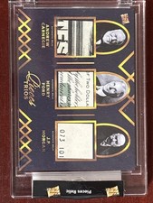 2022 Pieces of the Past Andrew Carnegie Henry Ford JP Morgan Trios Triple Relic