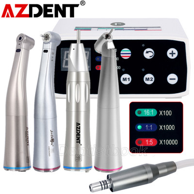 Dental LED Brushless Electric Micro Motor/Fiber Optic Handpiece Fit for NSK