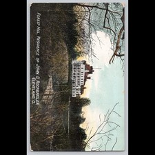 Antique Postcard Forest Hill Residence of John D. Rockefeller, Cleveland, Ohio