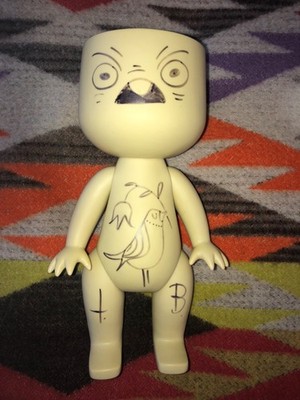 Tim Biskup Calli RARE custom Inked toy Helper Art Baseman Ryden MCM SHAG Agle