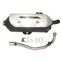 Auspuff Tecnigas Maxi 4 N Mit Zulassung FüR Kymco People Gti 125 Ccm