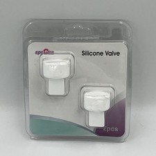 Spectra Breast Pump Duckbill Silicone Valves White Set of 2 NEW