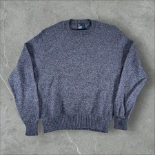 Vintage Robert Bruce Sweater Mens Large Brown Speckled Wool Crewneck 80s 90s